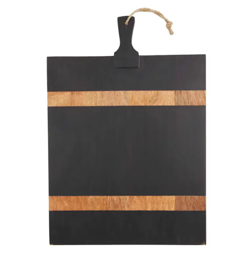 Wood Black Paddle Board  (Board measures 23 1/4" x 16 3/4")