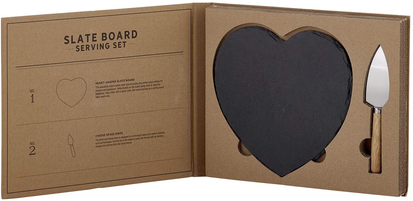 Slate Heart Board Set