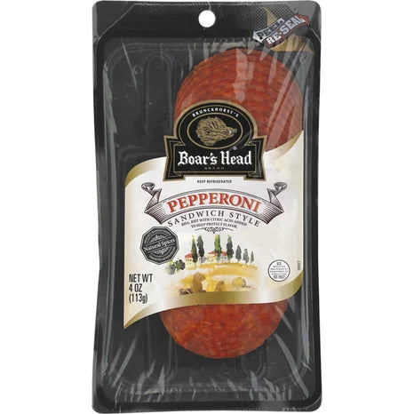 Boar's Head Pepperoni slices 4 oz
